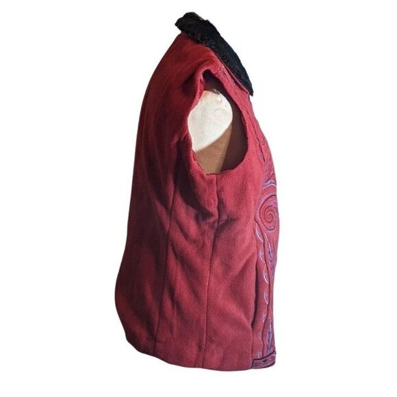 🆕 NWT BOB MACKIE WEARABLE ART LINED VEST - Picture 5 of 7